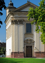 Die katholische Wallfahrtskirche in Oggersheim