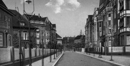 Die Lisztstraße im Stadtteil Süd um 1910