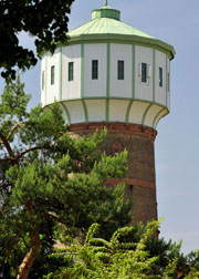 Ein Wahrzeichen: der um 1900 entstandene Wasserturm