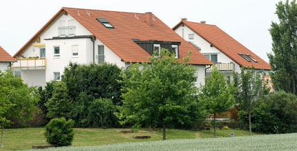 Das Neubaugebiet Melm gilt als grünes Stadtviertel.